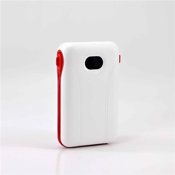 Built in Cable Portable Charger Andriod / Ios Charge Power Bank 5000mAh